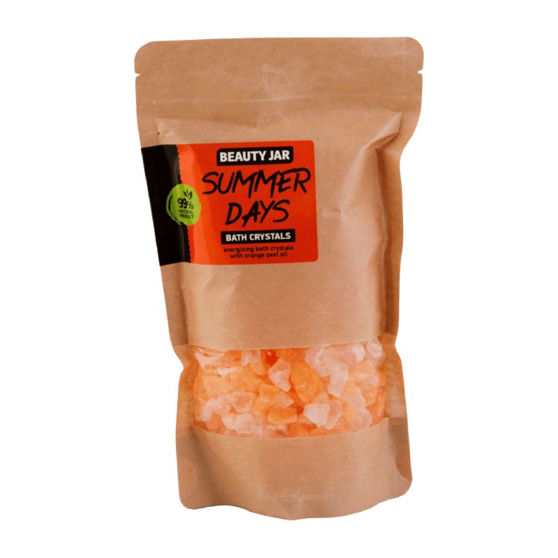 Beauty Jar Summer Days Bath Crystals 600gr με έλαιο πορτοκαλιού.