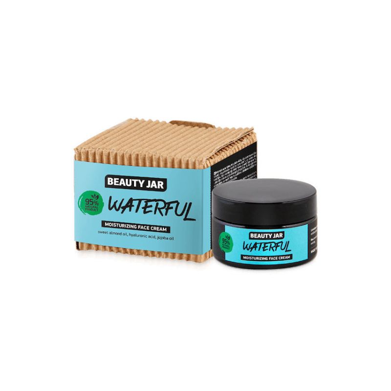 Ενυδατική κρέμα ημέρας Beauty Jar Waterful με υαλουρονικό οξύ και έλαιο jojoba.