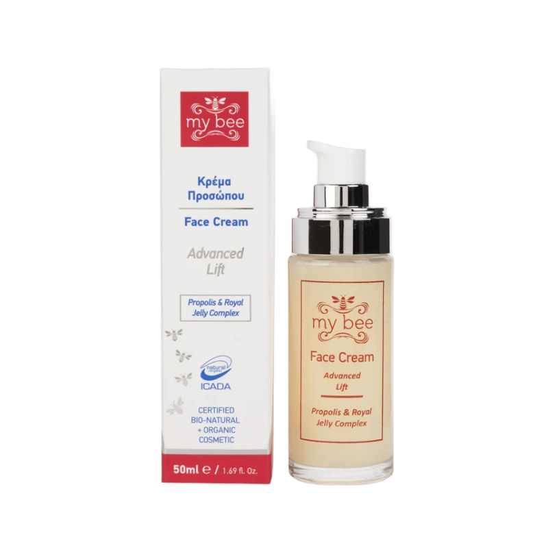 My Bee Advanced Lift Κρέμα Προσώπου 50ml με βασιλικό πολτό και πρόπολη.