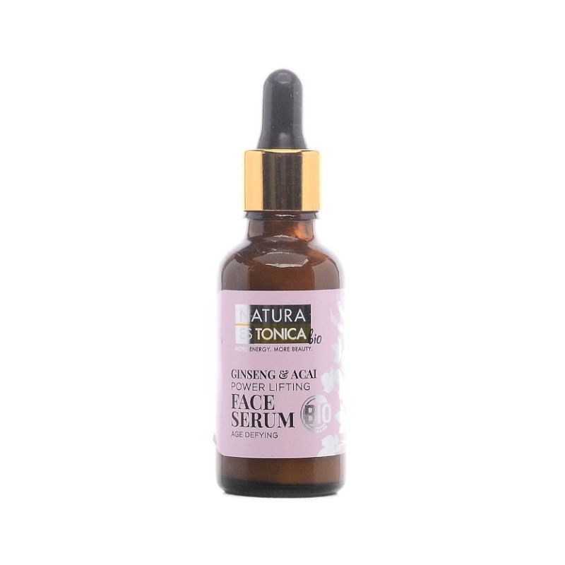 Natura Estonica Ginseng & Acai Αντιγηραντικός Ορός Προσώπου 30ml για σύσφιξη και ανάπλαση.