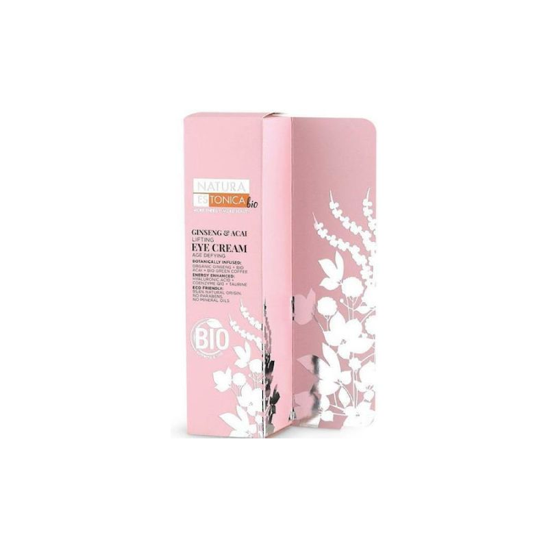 Natura Estonica Ginseng & Acai Κρέμα Ματιών για αντιγήρανση και σύσφιξη 20ml.