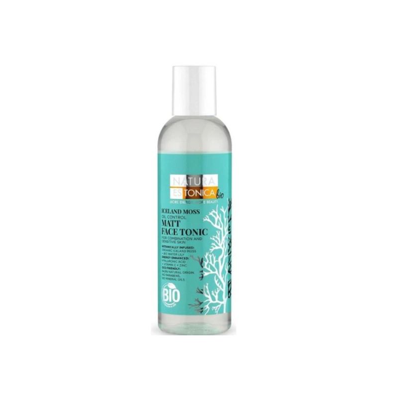 Natura Estonica Iceland Moss Ματ Λοσιόν Τόνωσης 200ml για μεικτές και ευαίσθητες επιδερμίδες.