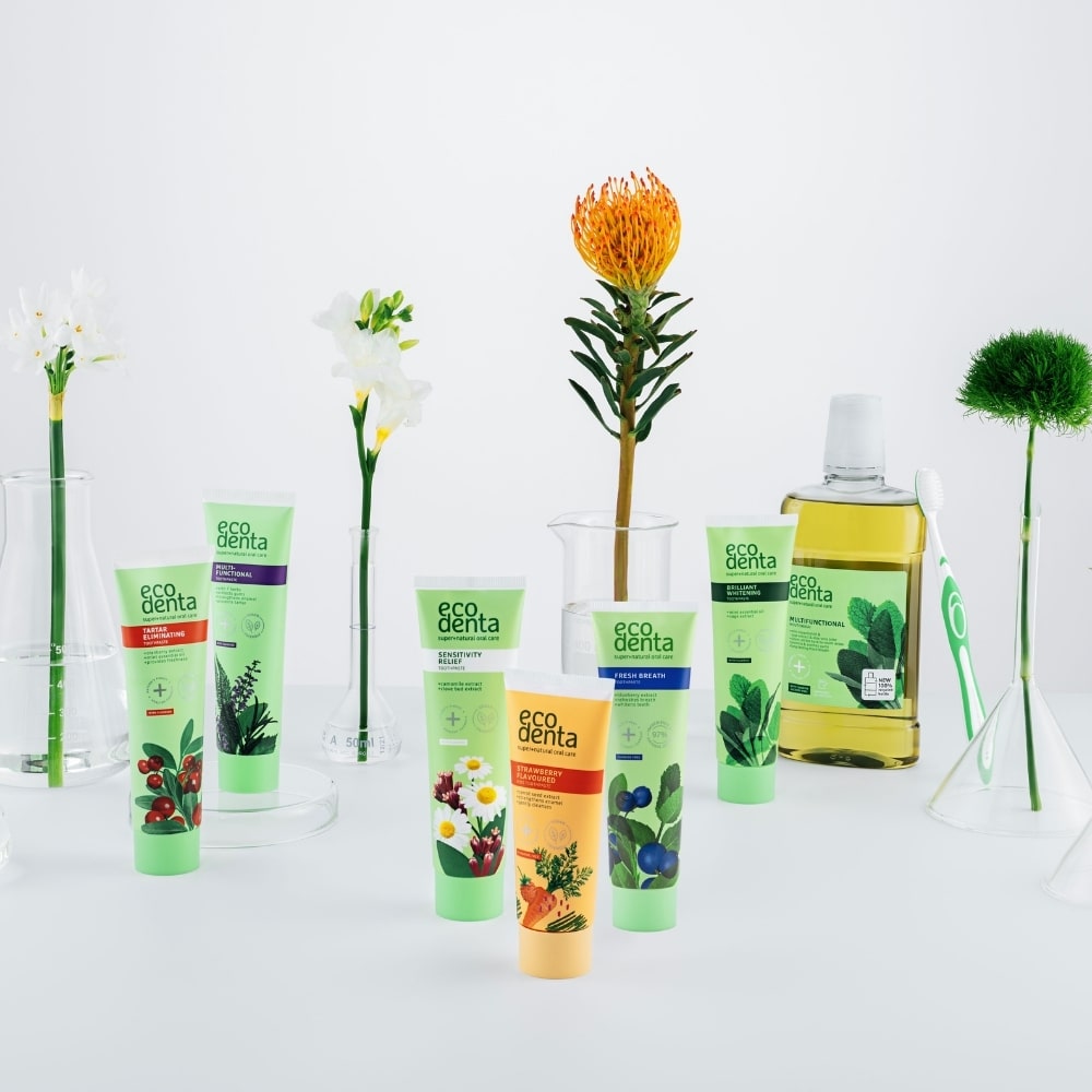 Ecodenta Παιδική Οδοντόκρεμα Φράουλα 75ml βιολογική οδοντόκρεμα χωρίς φθόριο για παιδιά.