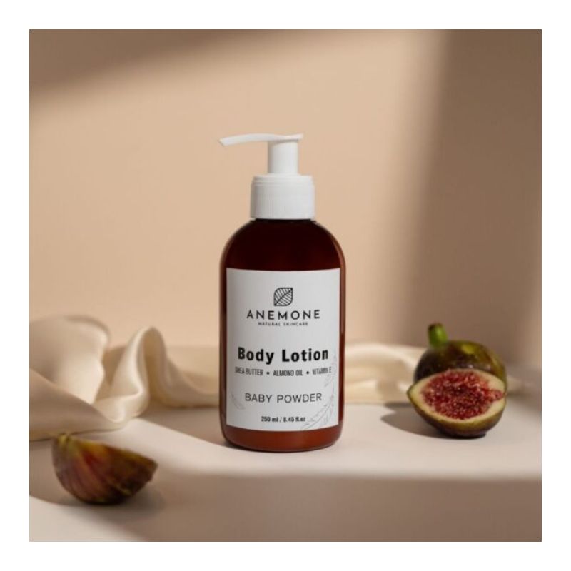 Anemone Body Lotion Πούδρα 250ml για βαθιά ενυδάτωση.