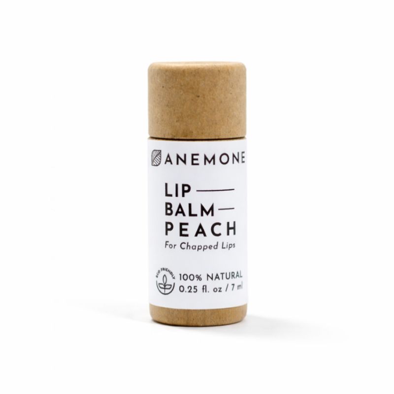 Anemone Lip Balm Ροδάκινο Φυσικό Μπαλμ Χειλιών με άρωμα ροδάκινο για πλούσια θρέψη, προστασία και ενυδάτωση.