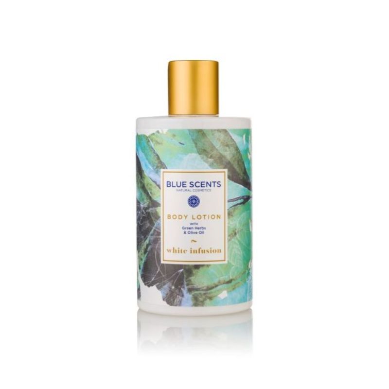 Blue Scents Body Lotion White Infusion 300ml με αμυγδαλέλαιο και άρωμα λευκό τσάι.