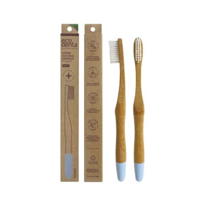 Ecodenta Οδοντόβουρτσα Bamboo Μεσαία οικολογική οδοντόβουρτσα από μπαμπού μεσαίας σκληρότητας.