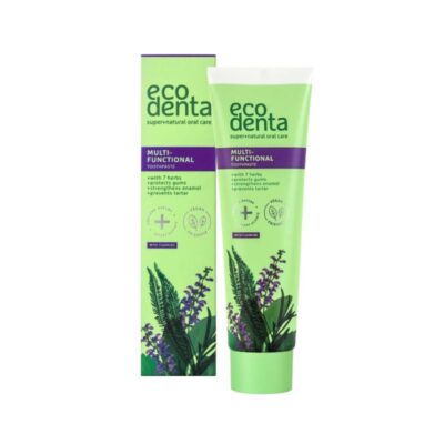 Ecodenta Οδοντόκρεμα 7 Βότανα 100ml πολυλειτουργική φυτική οδοντόκρεμα με φθόριο.