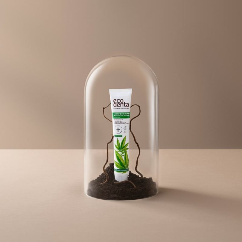 Ecodenta Οδοντόκρεμα Κάνναβης Βιολογική 75ml - Image 2
