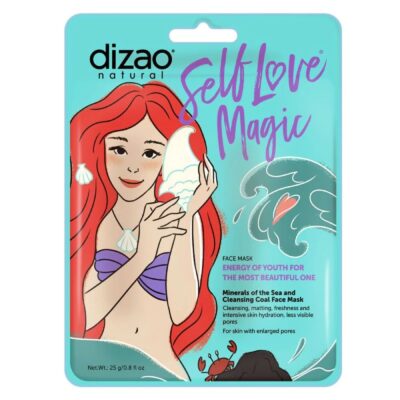 Dizao Love Self Magic Ορυκτά Θάλασσας Μάσκα 3D προσώπου και πηγουνιού για βαθιά ενυδάτωση, αναζωογόνηση και τόνωση.