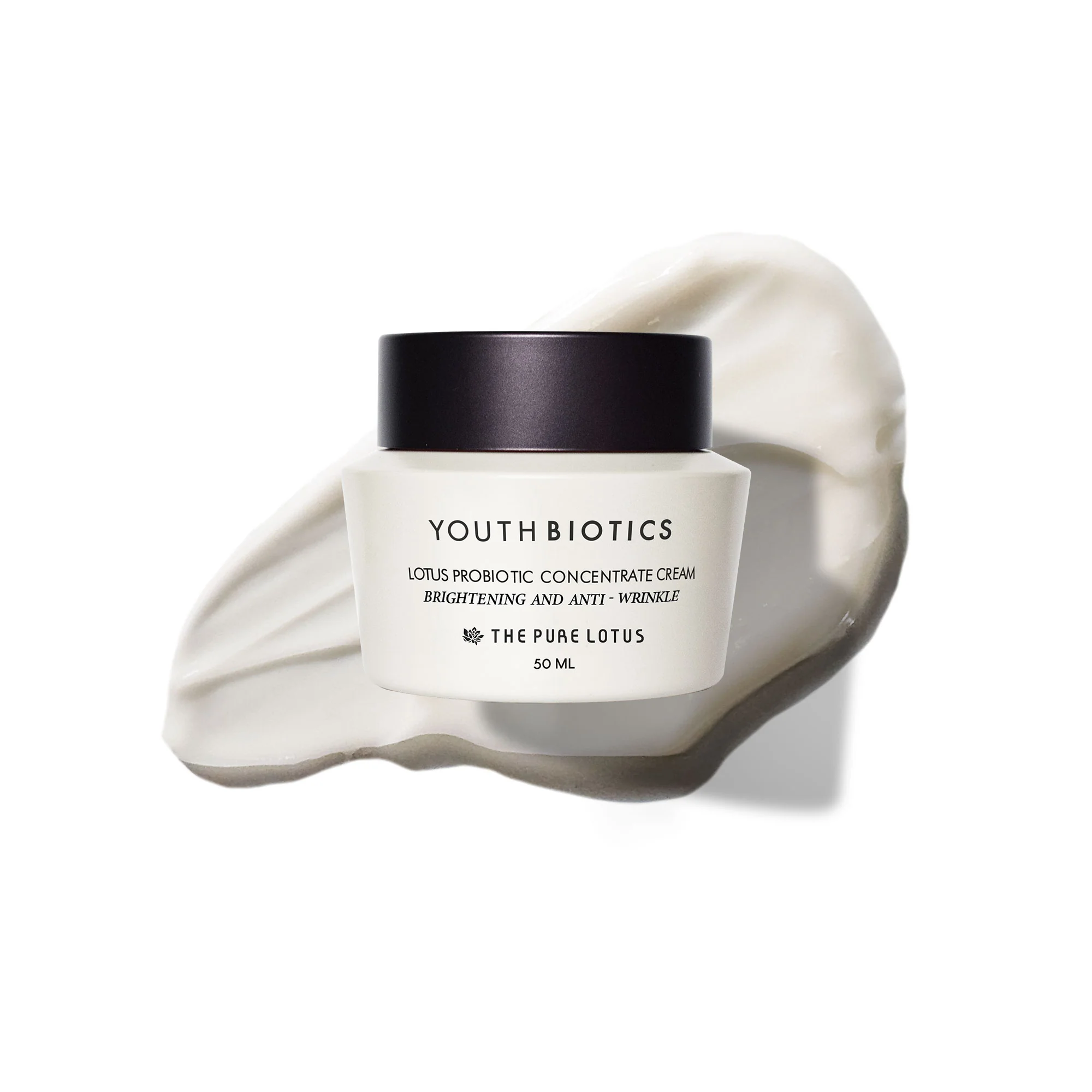 Youthbiotics Lotus Probiotic Concentrate Cream ενυδατική κρέμα προσώπου με ζυμωμένο νερό λωτού Τζέτζου και 8 προβιοτικά.