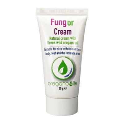 Oregano4Life Fungor Cream προστατευτική κρέμα προσώπου και σώματος με άγριο ελληνικό ριγανέλαιο, ψευδάργυρο και πρεβιοτικά.