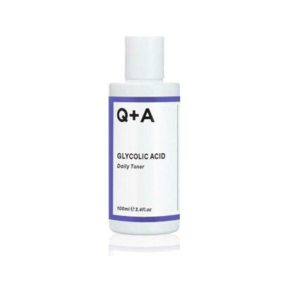 Q+A Glycolic Acid Toner 100ml απολεπιστικό τόνερ προσώπου με γλυκολικό και υαλουρονικό οξύ.