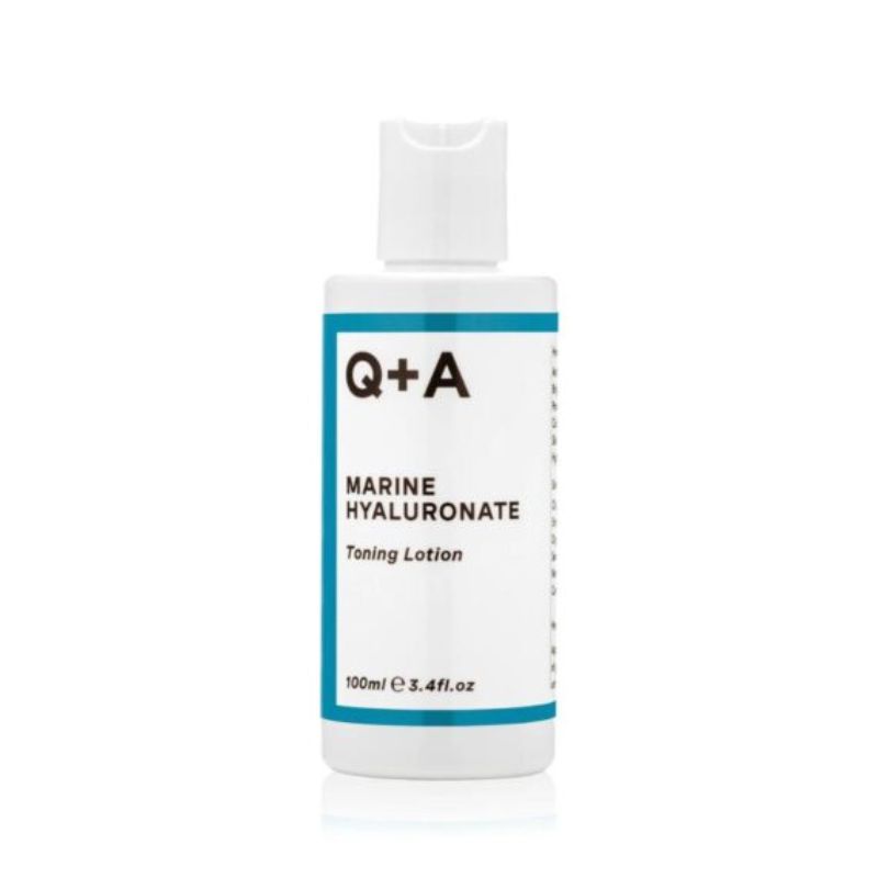 Q+A Marine Algae Toner 100ml ενυδατική λοσιόν προσώπου με θαλάσσια άλγη.