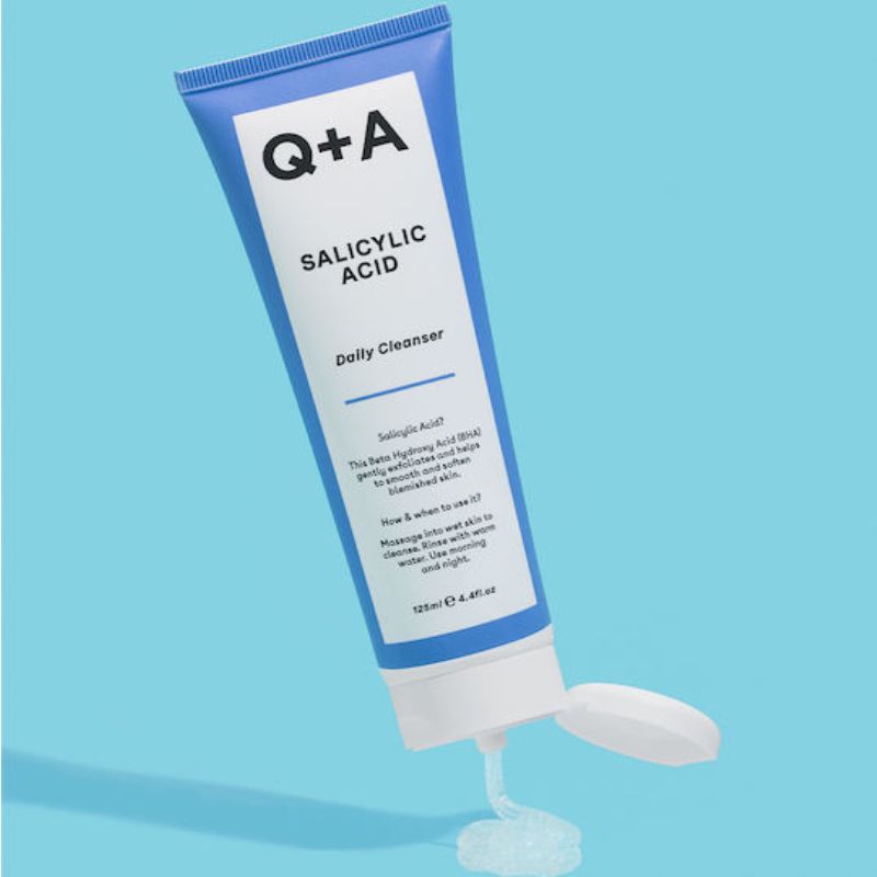 Q+A Salicylic Acid Cleanser 125ml απαλό καθαριστικό προσώπου με σαλικυλικό οξύ κατά των ατελειών.