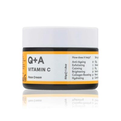 Q+A Vitamin C Radiance Face Cream 50gr αντιοξειδωτική κρέμα προσώπου για λάμψη με βιταμίνη C.