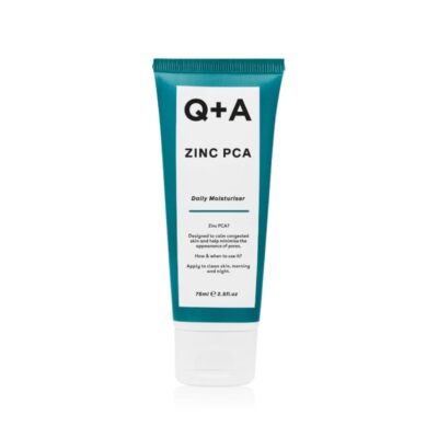 Q+A Zinc PCA Daily Moisturiser 75ml καθημερινή ενυδατική κρέμα προσώπου για λιπαρές επιδερμίδες με ψευδάργυρο.