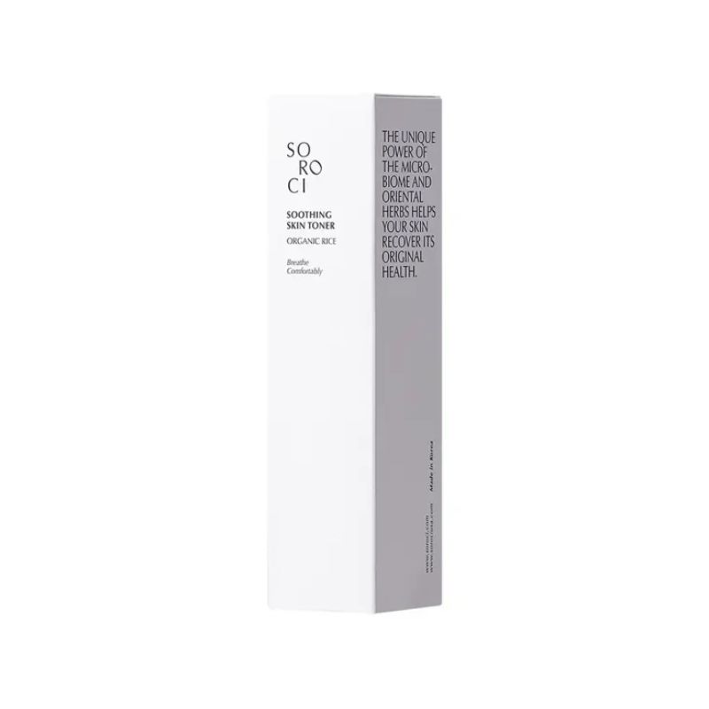 Soroci Soothing Skin Toner 150ml καταπραϋντικό και ενυδατικό τόνερ προσώπου με φύτρα ρυζιού.