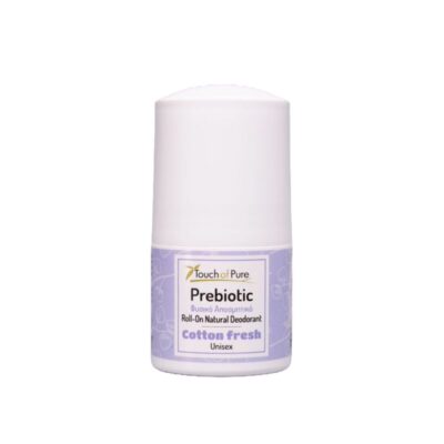 Touch of Pure Roll-On Αποσμητικό Cotton Fresh 60ml φυσικό unisex αποσμητικό με άρωμα καθαριότητας.