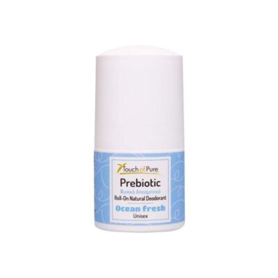 Touch of Pure Roll-On Αποσμητικό Ocean Fresh 60ml φυσικό unisex αποσμητικό με στυπτηρία και πρεβιοτικά.