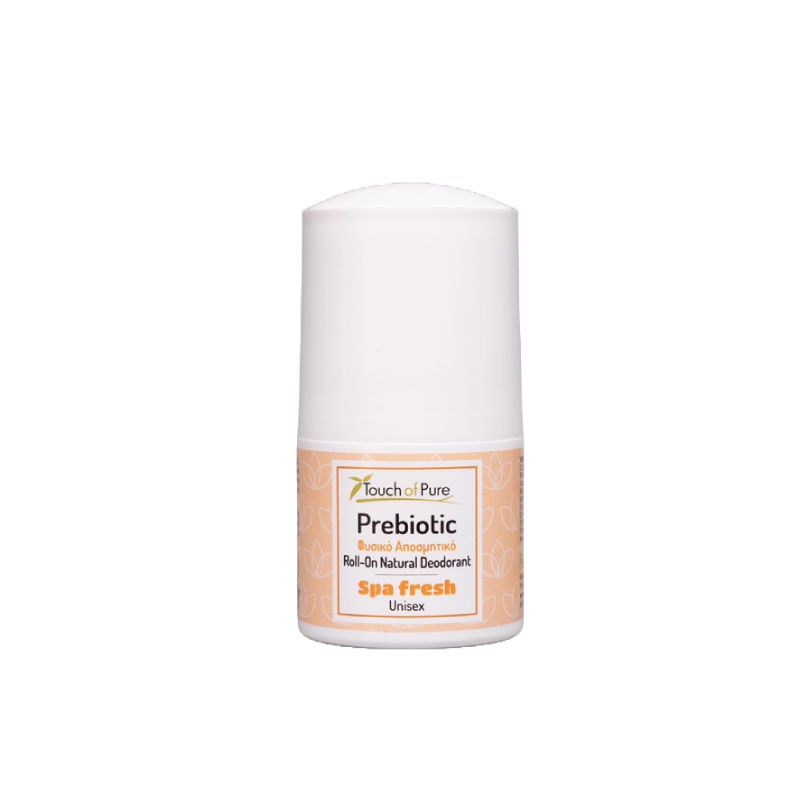 Touch of Pure Roll-On Αποσμητικό Spa Fresh 60ml φυσικό unisex αποσμητικό χωρίς αλουμίνιο.