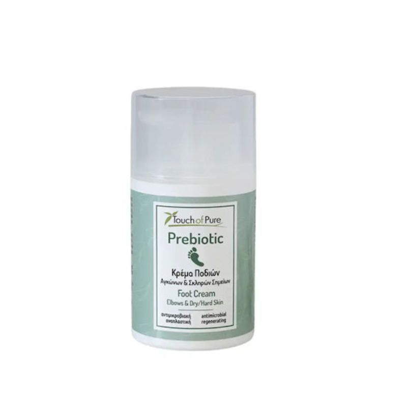 Touch of Pure Κρέμα Ποδιών 50ml φυσική αναπλαστική κρέμα για σκληρύνσεις και ξηροδερμία.
