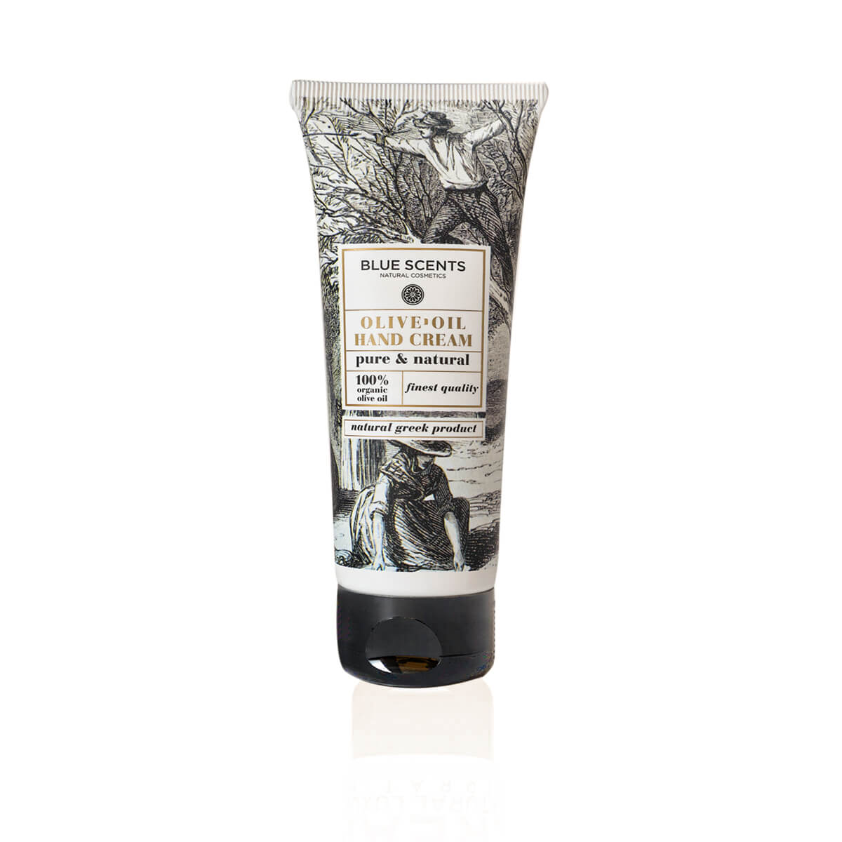 Blue Scents Κρέμα Χεριών Olive Oil 75ml, μια θρεπτική κρέμα με βάση το ελληνικό ελαιόλαδο, η οποία προσφέρει εντατική ενυδάτωση, προστατεύει το δέρμα και χαρίζει απαλά χέρια χωρίς να αφήνει ίχνη λιπαρότητας.