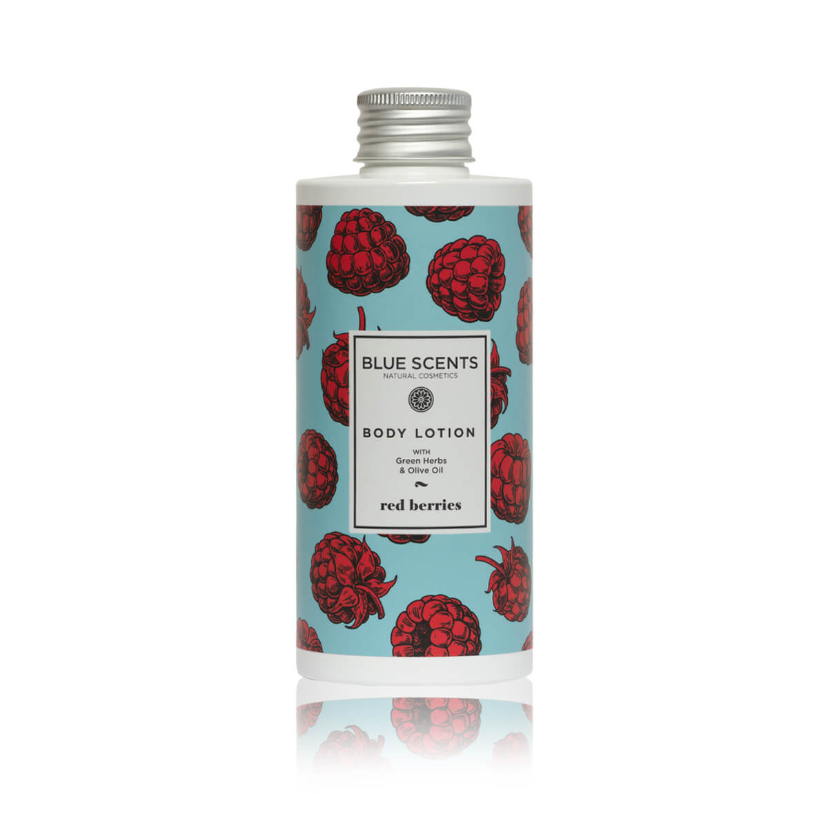 Blue Scents Γαλάκτωμα Σώματος Red Berries 300ml, μια ενυδατική λοσιόν με το δροσερό και φρουτώδες άρωμα κόκκινων φρούτων, που προσφέρει ανάλαφρη ενυδάτωση και αφήνει την επιδερμίδα απαλή και διακριτικά αρωματισμένη.
