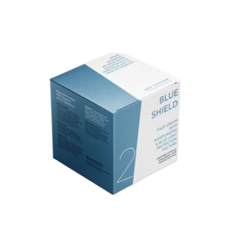 Φυσική κρέμα προσώπου Bee Factor Blue Shield για εντατική ενυδάτωση και προστασία της επιδερμίδας από την μπλε ακτινοβολία των οθονών, 50ml.