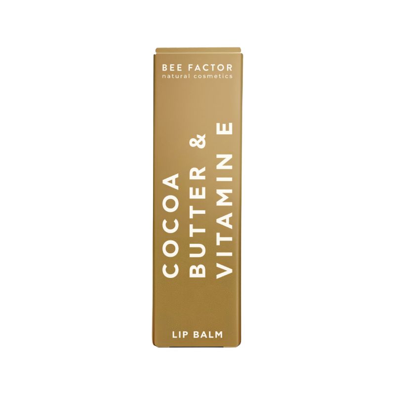 Φυσικό lip balm Bee Factor Vanilla με βούτυρο κακάο και βιταμίνη Ε για προστασία, θρέψη και απαλά χείλη, 5ml.