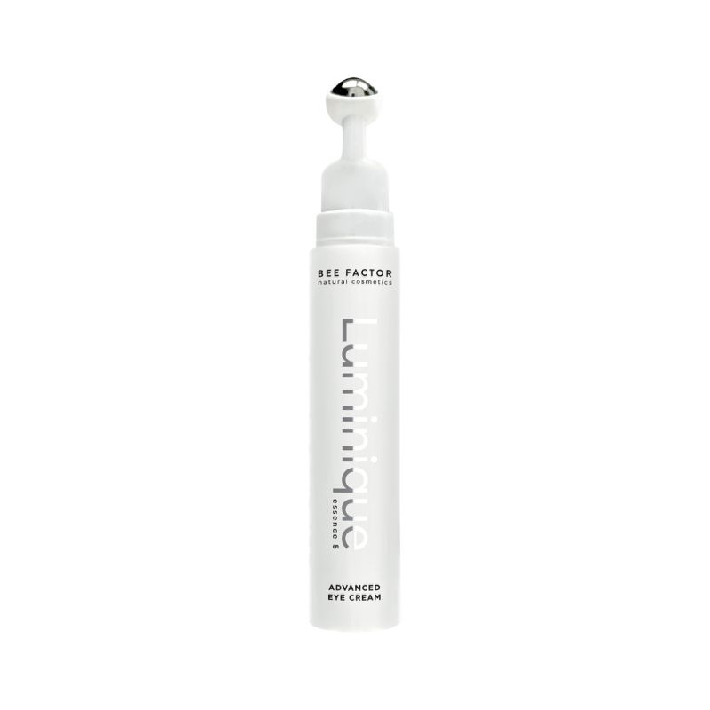 Προηγμένη κρέμα ματιών Bee Factor Luminique Essence 5 για μείωση των μαύρων κύκλων, των σακουλών και των ρυτίδων έκφρασης, 15ml.