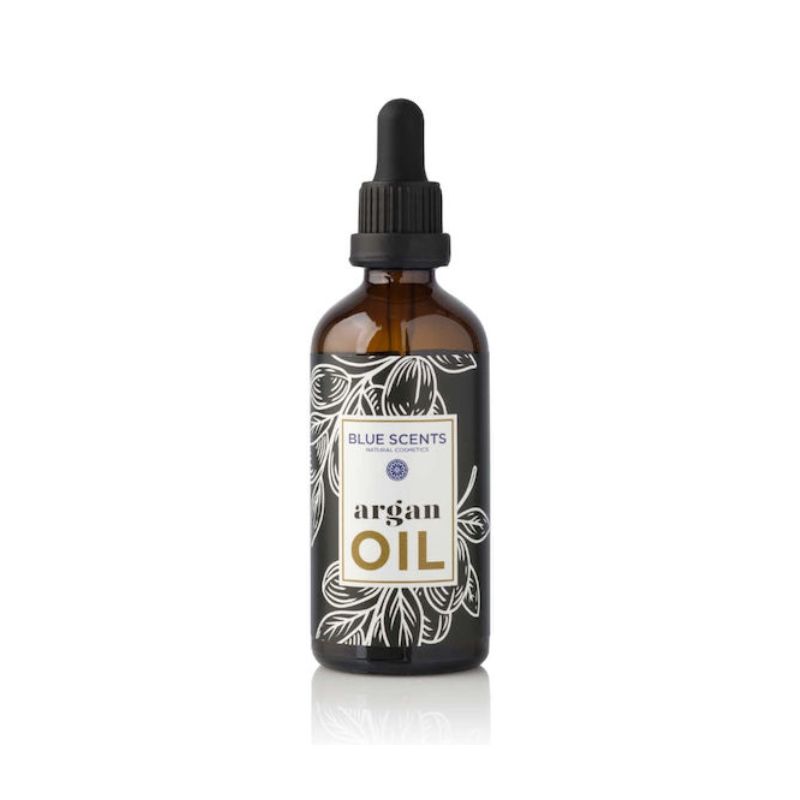 Φυσικό έλαιο Argan Blue Scents Argan Oil 100ml για εντατική θρέψη, επανόρθωση και λάμψη σε πρόσωπο, σώμα και μαλλιά.