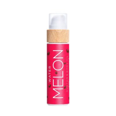 Φυσικό λάδι μαυρίσματος και σώματος Cocosolis Suntan & Body Oil Watermelon με άρωμα καρπούζι για γρήγορο μαύρισμα και ενυδάτωση, 100ml.