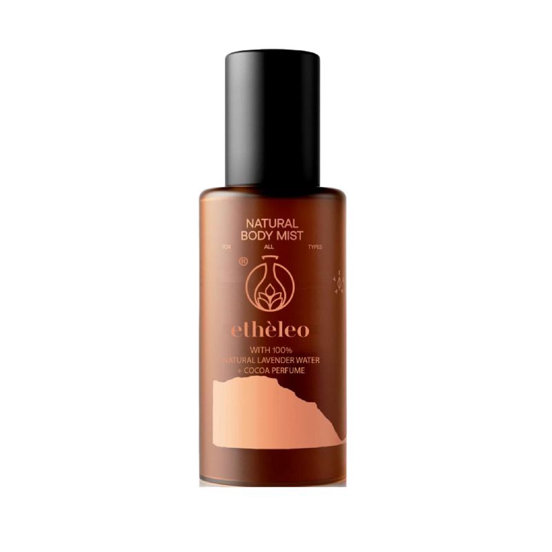 Φυσικό αρωματικό σπρέι σώματος Etheleo Natural Body Mist Chocolate για άμεση φρεσκάδα, ενυδάτωση και άρωμα σοκολάτας, 100ml.